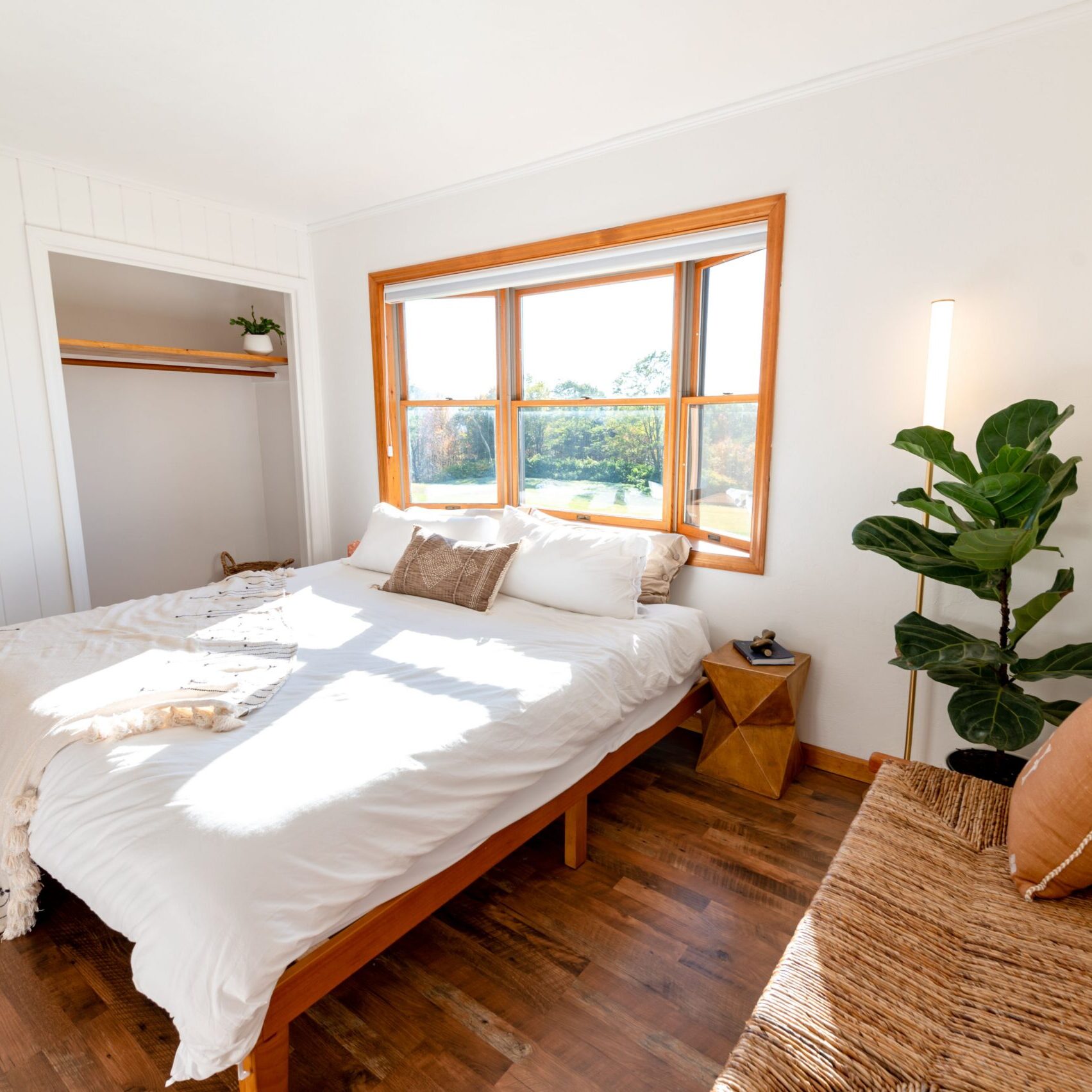 clean bedroom